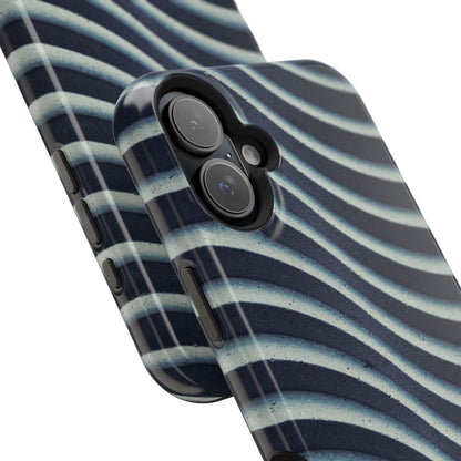 Navy Waves Phone Case