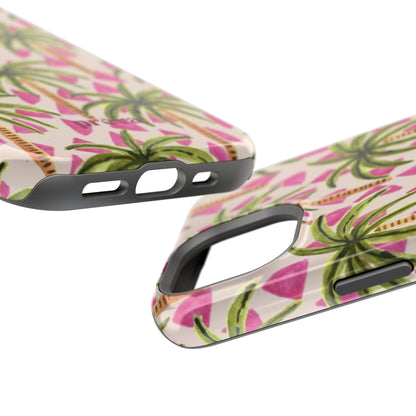 Phone Case — Pink Palm Tree Impact-Resistant Protector