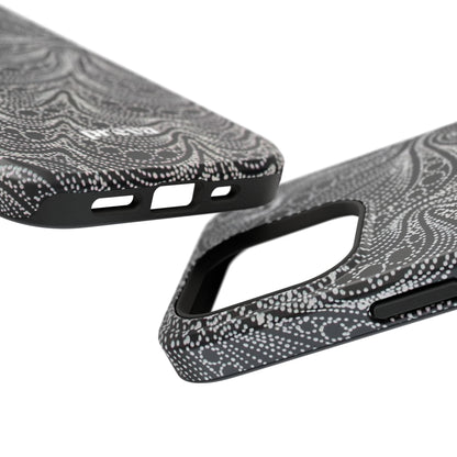 Abstract Midnight Lace Phone Case
