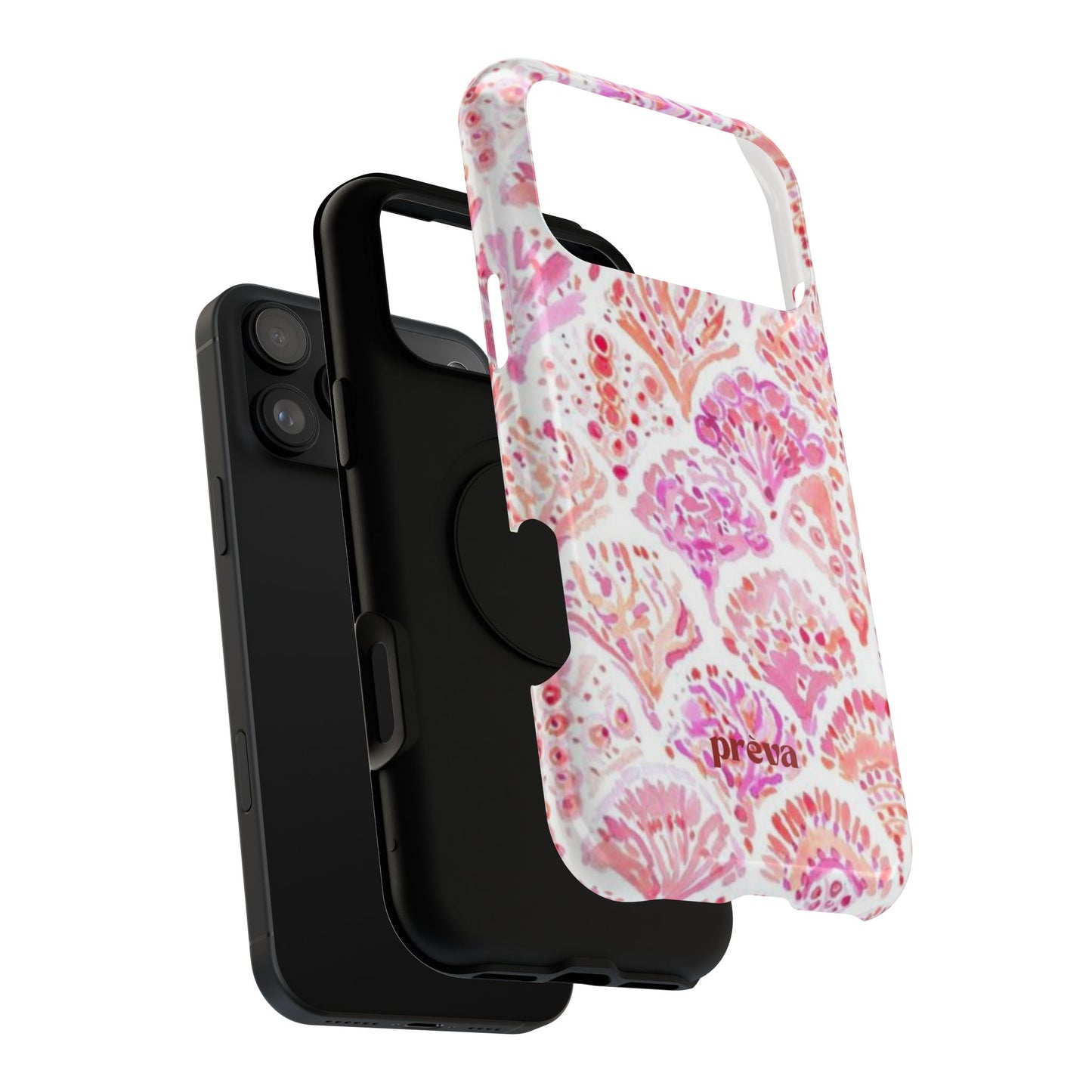 Pink Shell Watercolor Phone Case