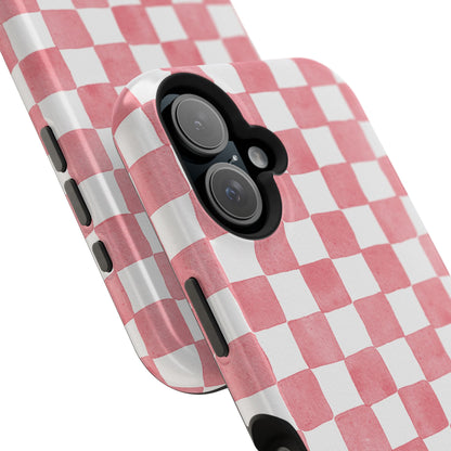 Pink Checkers Phone Case