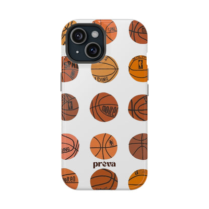 White Basketball Phone Case