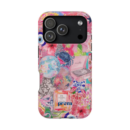 Floral & Pink Collage Phone Case
