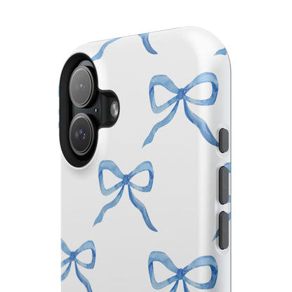 Blue Bow Phone Case