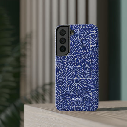 Blue Abstract Greek Phone Case