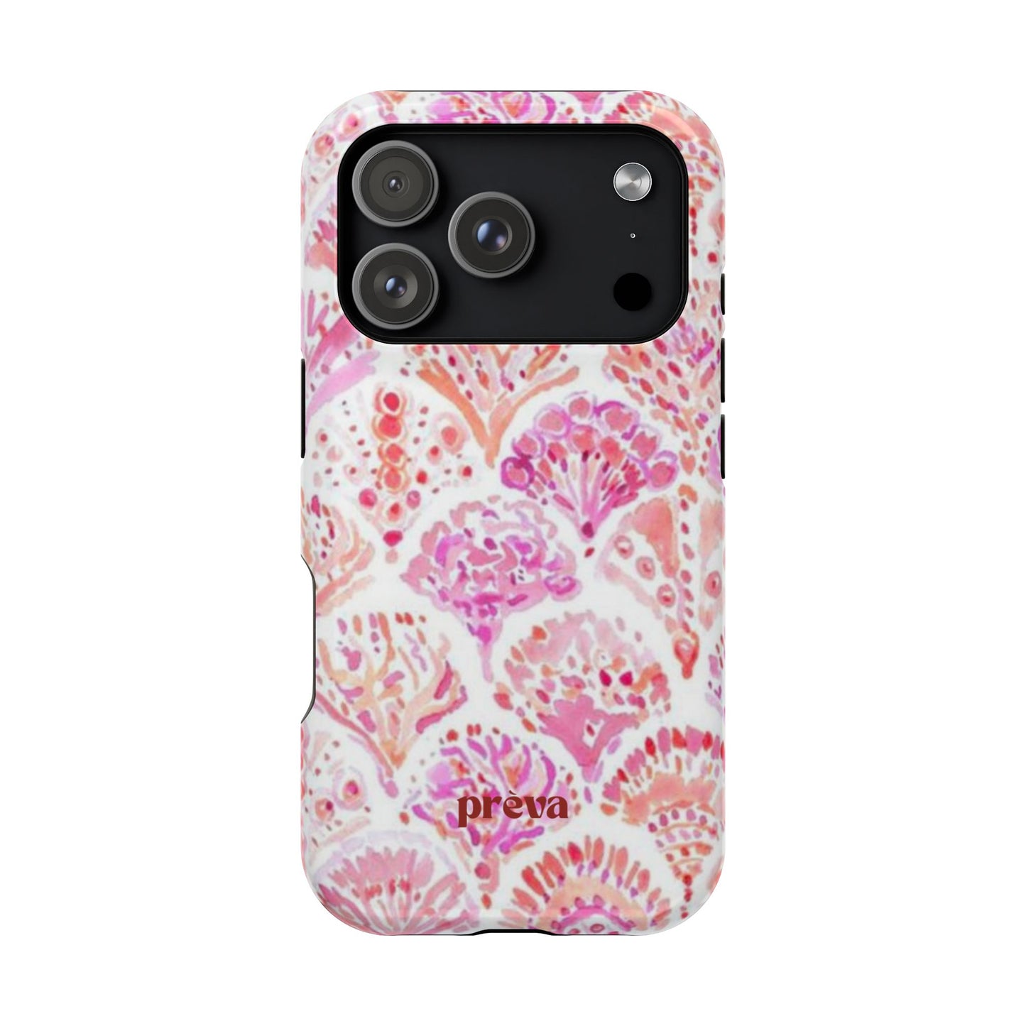 Pink Shell Watercolor Phone Case