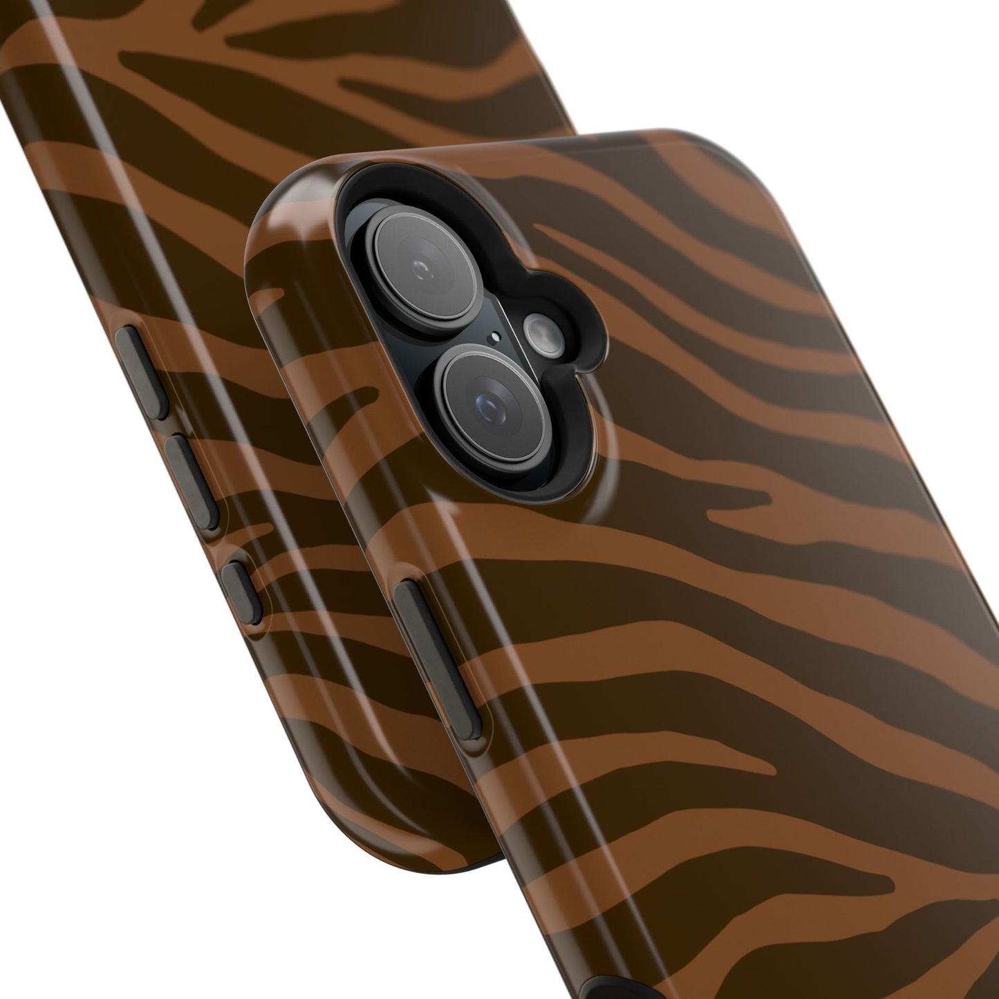 Brown Tiger Stripe Phone Case