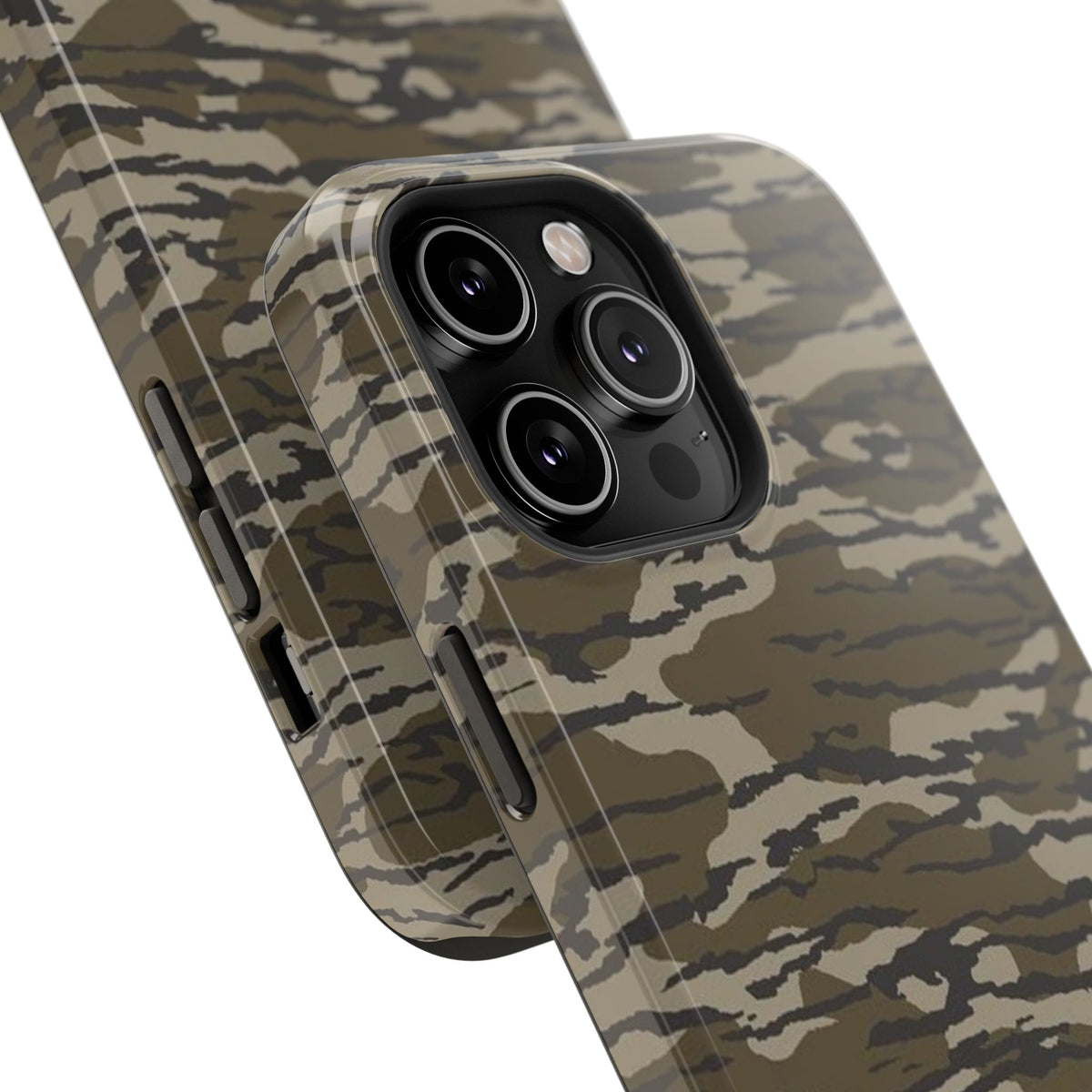 Camo Impact-Resistant Phone Case — Military Green Rugged Protection