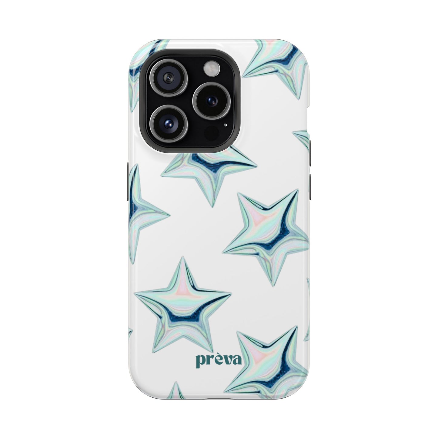White Starburst Phone Case