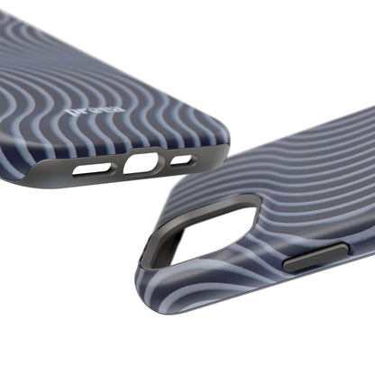 Wavy Navy Phone Case