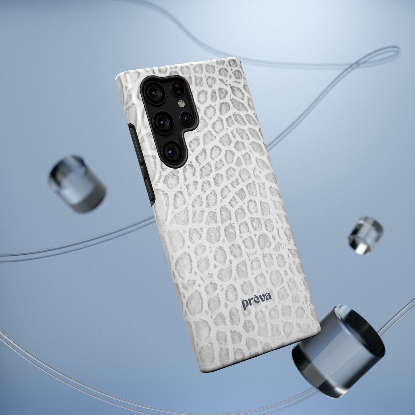 White Snake Phone Case