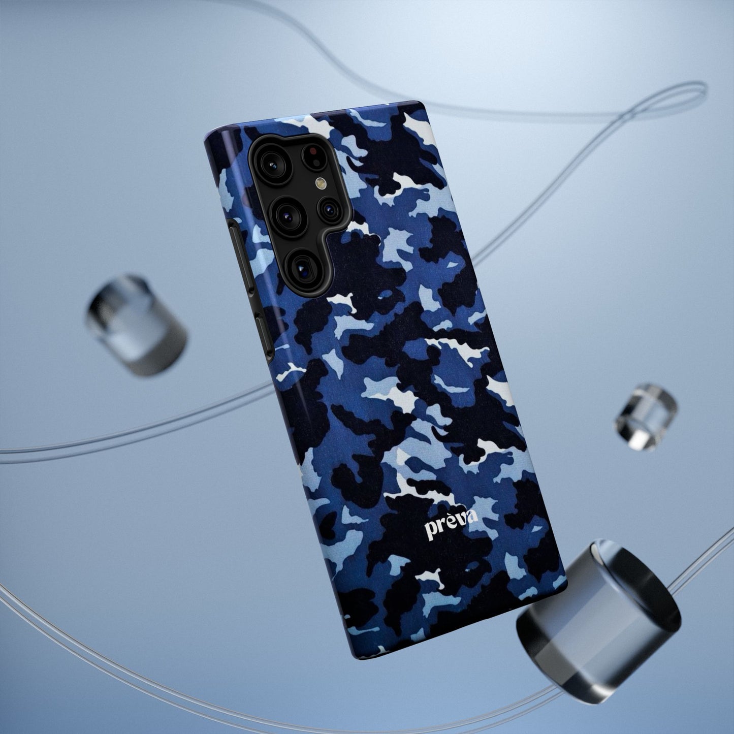Blue Camo Phone Case