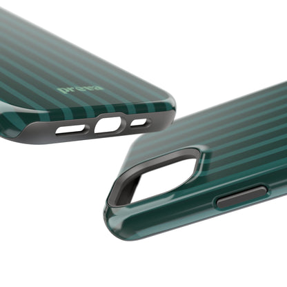 Striped Green Phone Case