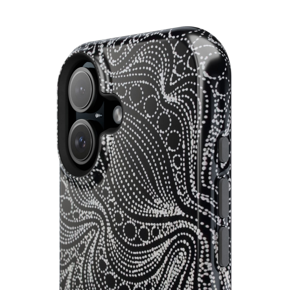 Abstract Midnight Lace Phone Case