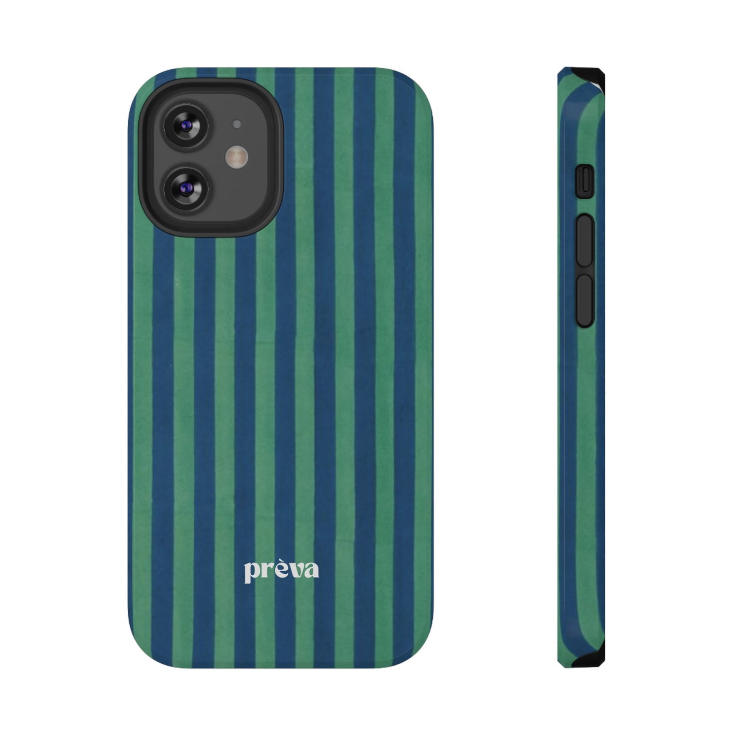 Green & Blue Stripes Phone Case