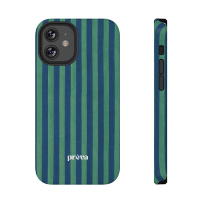 Green & Blue Stripes Phone Case