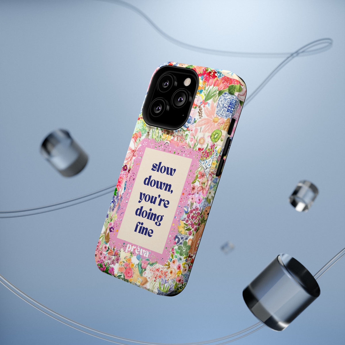 Slow Down Flowers x notsoken Phone Case