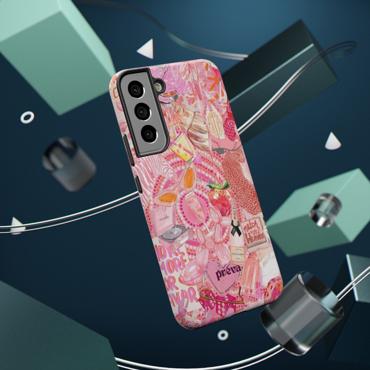 Pink Collage Phone Case