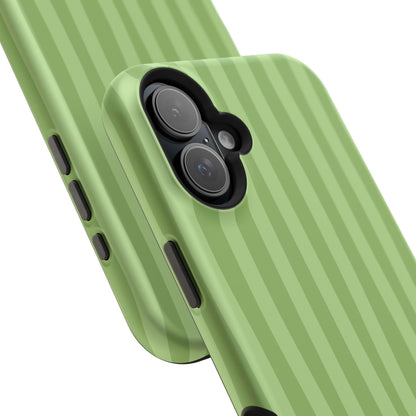 Light Green Stripes Phone Case