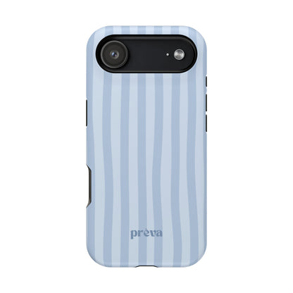 Pastel Blue Stripes Phone Case