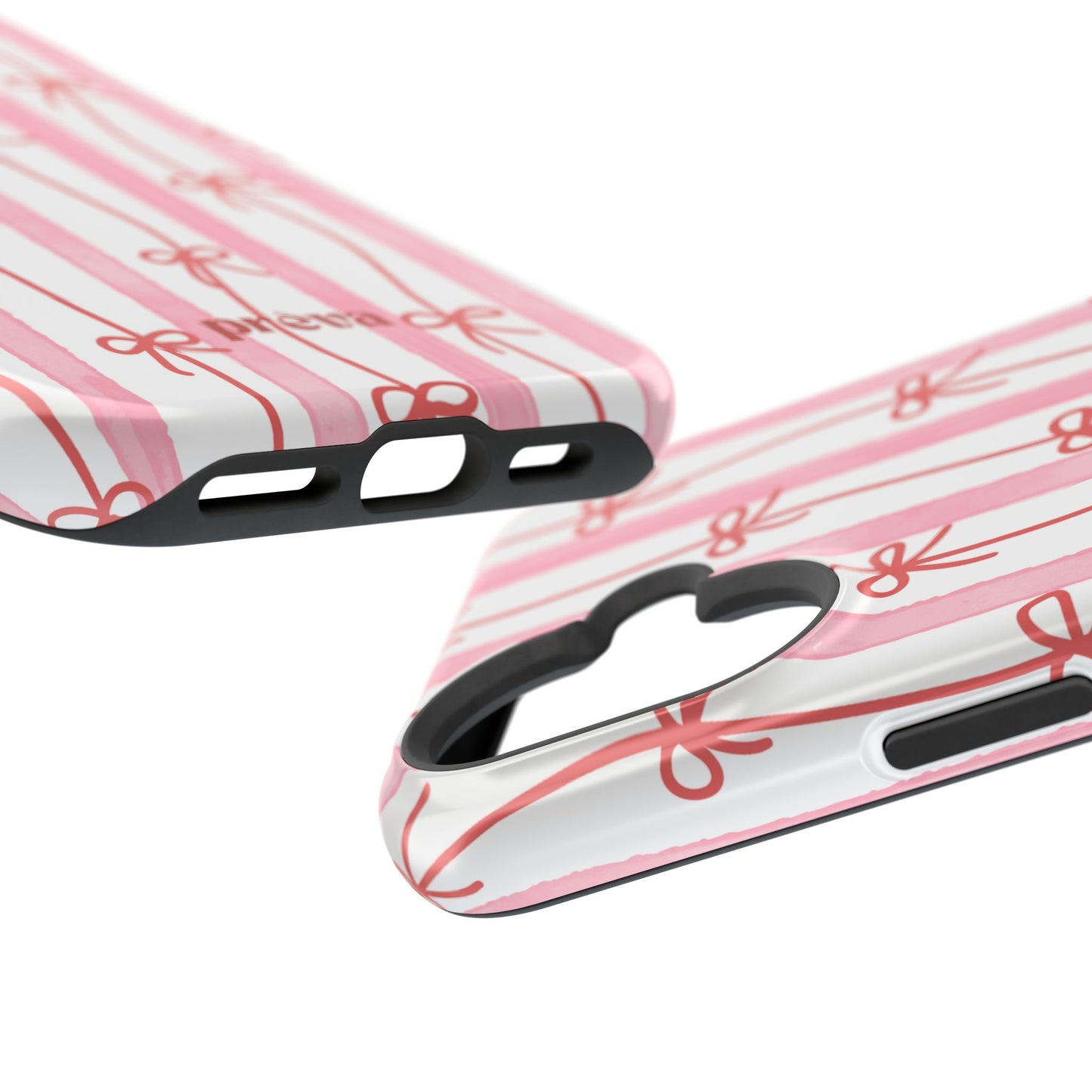 Pink Bow Chain Phone Case