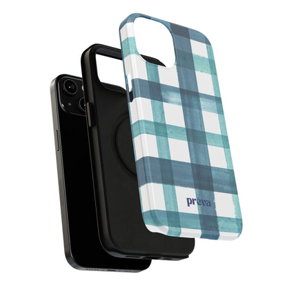 Teal Plaid Phone Case
