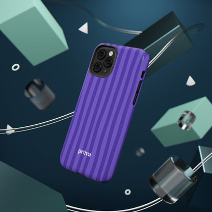 Dark Purple Stripes Phone Case