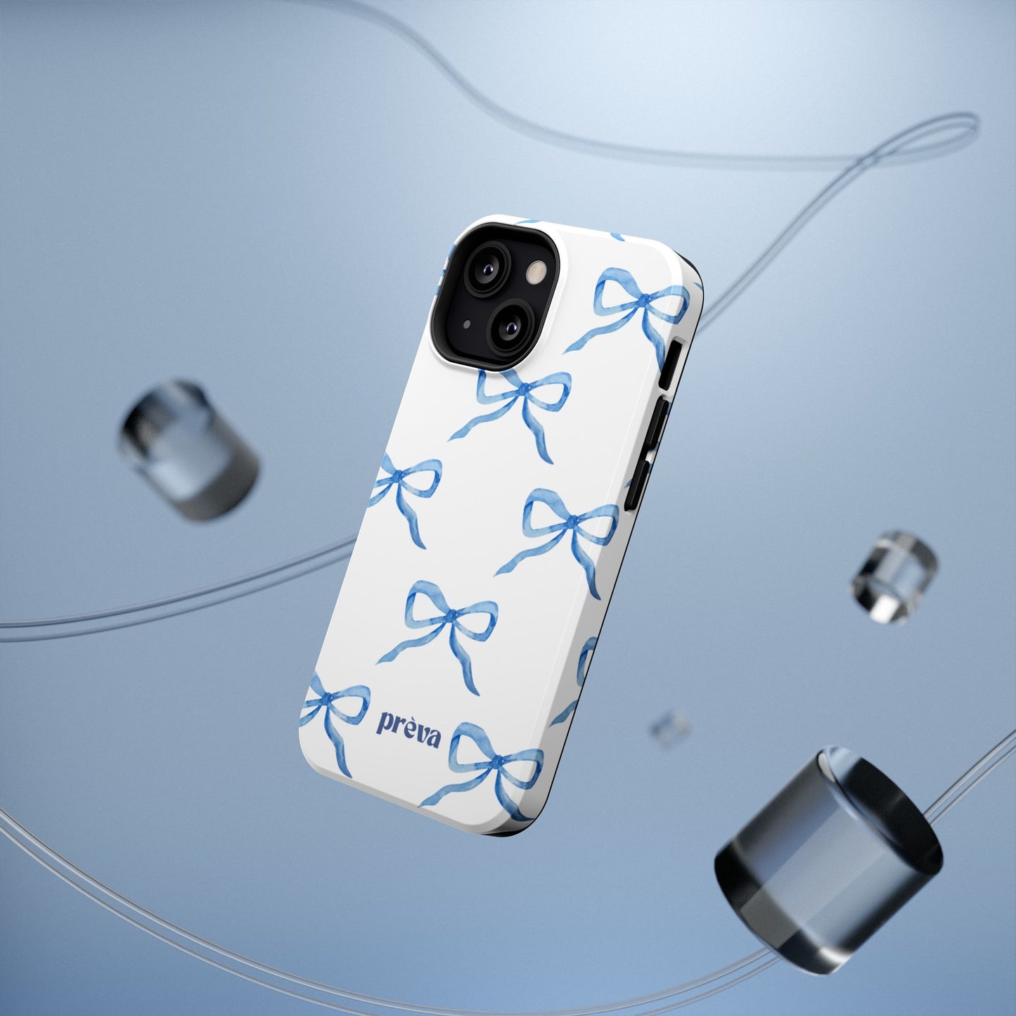 Blue Bow Phone Case