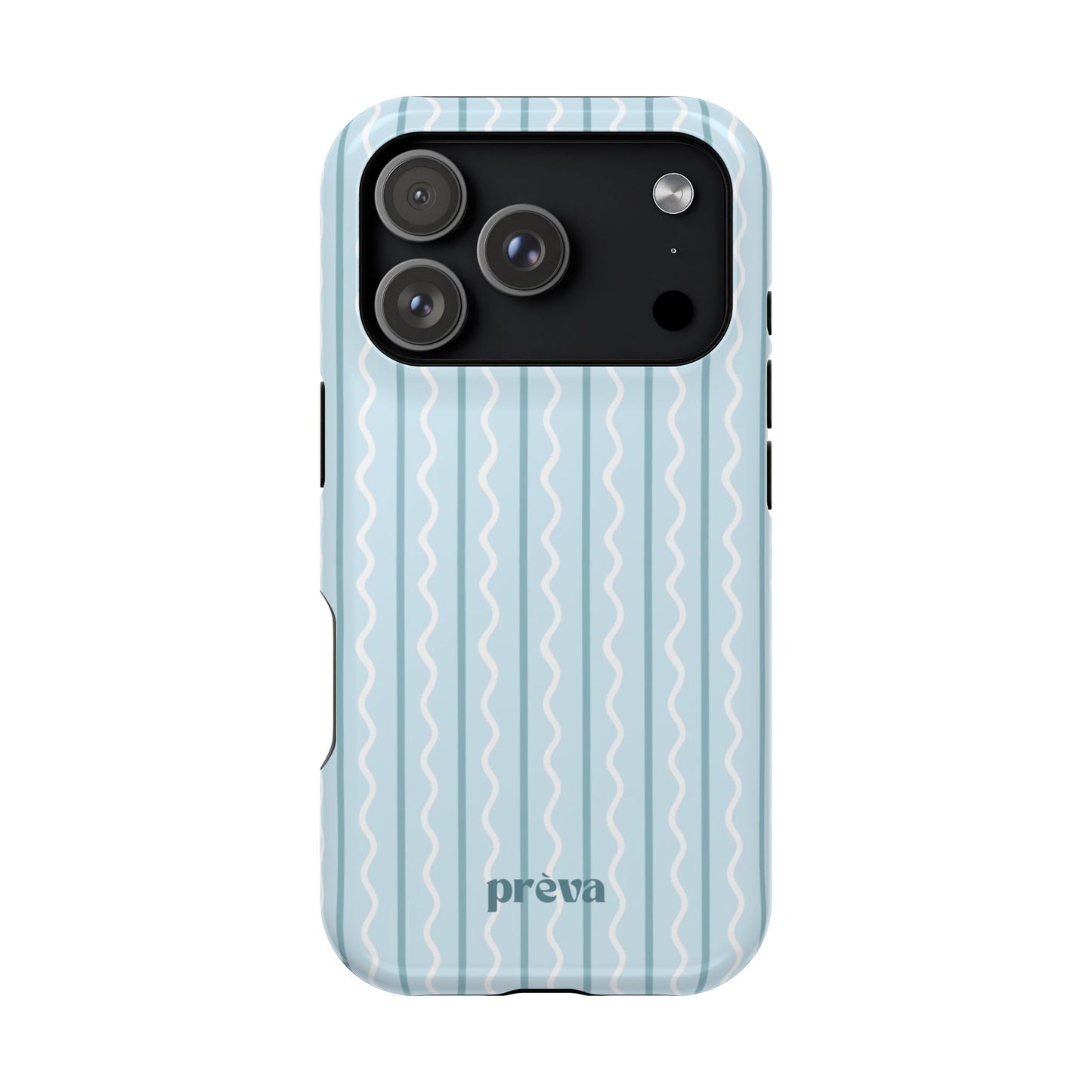 Blue Island Stripes Phone Case