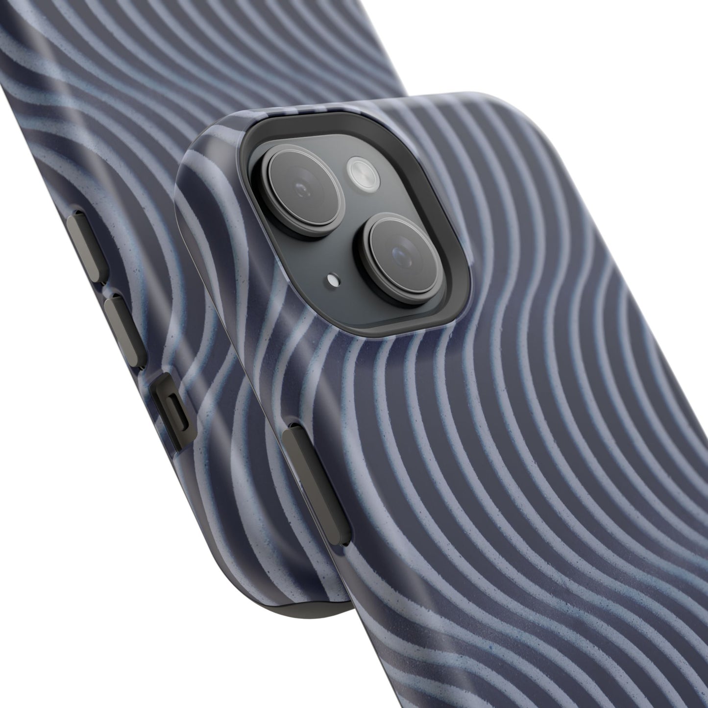 Wavy Navy Phone Case