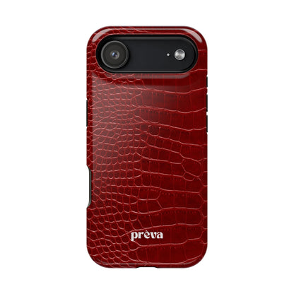 Red Croc Phone Case