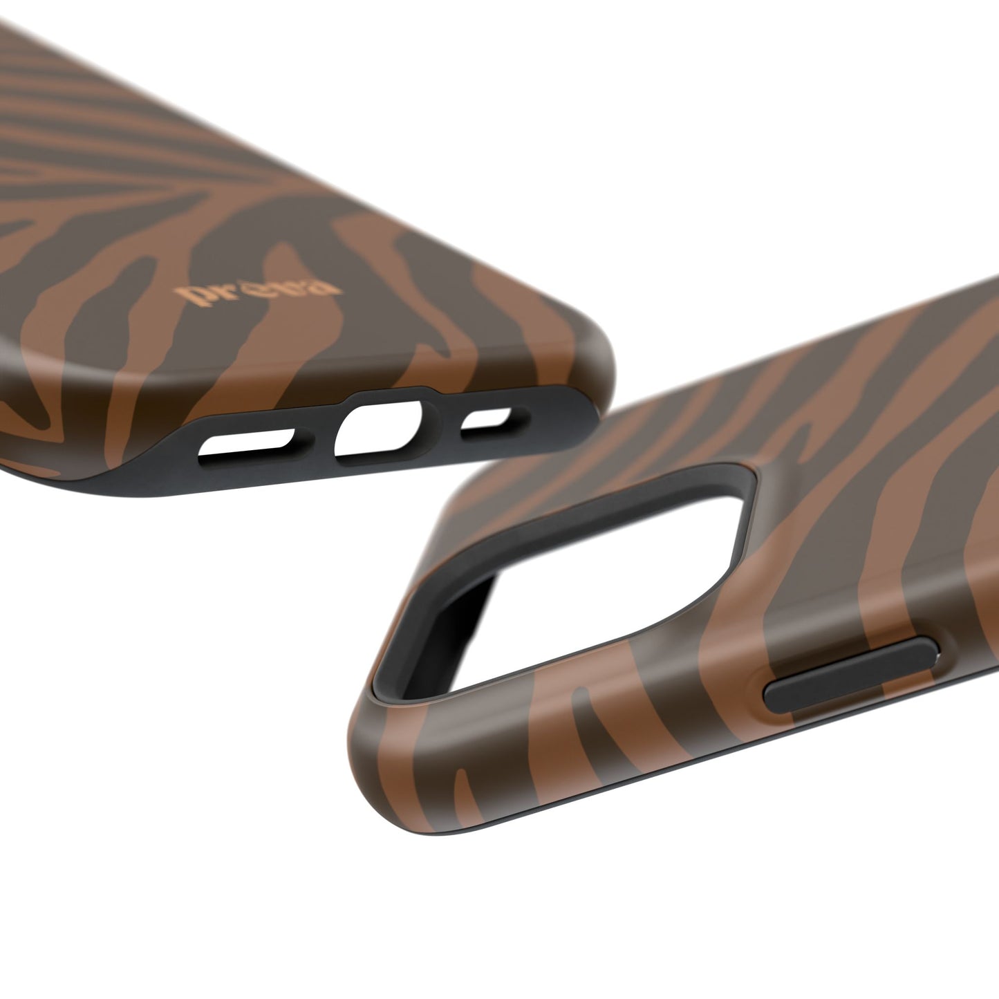 Brown Tiger Stripe Phone Case