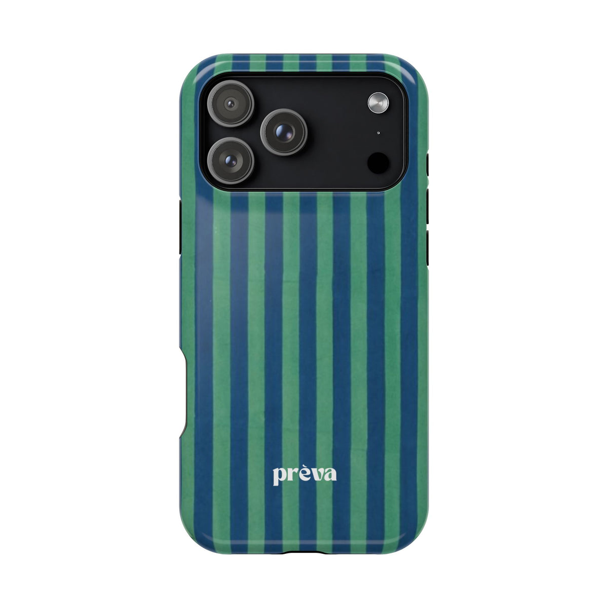 Green & Blue Stripes Phone Case