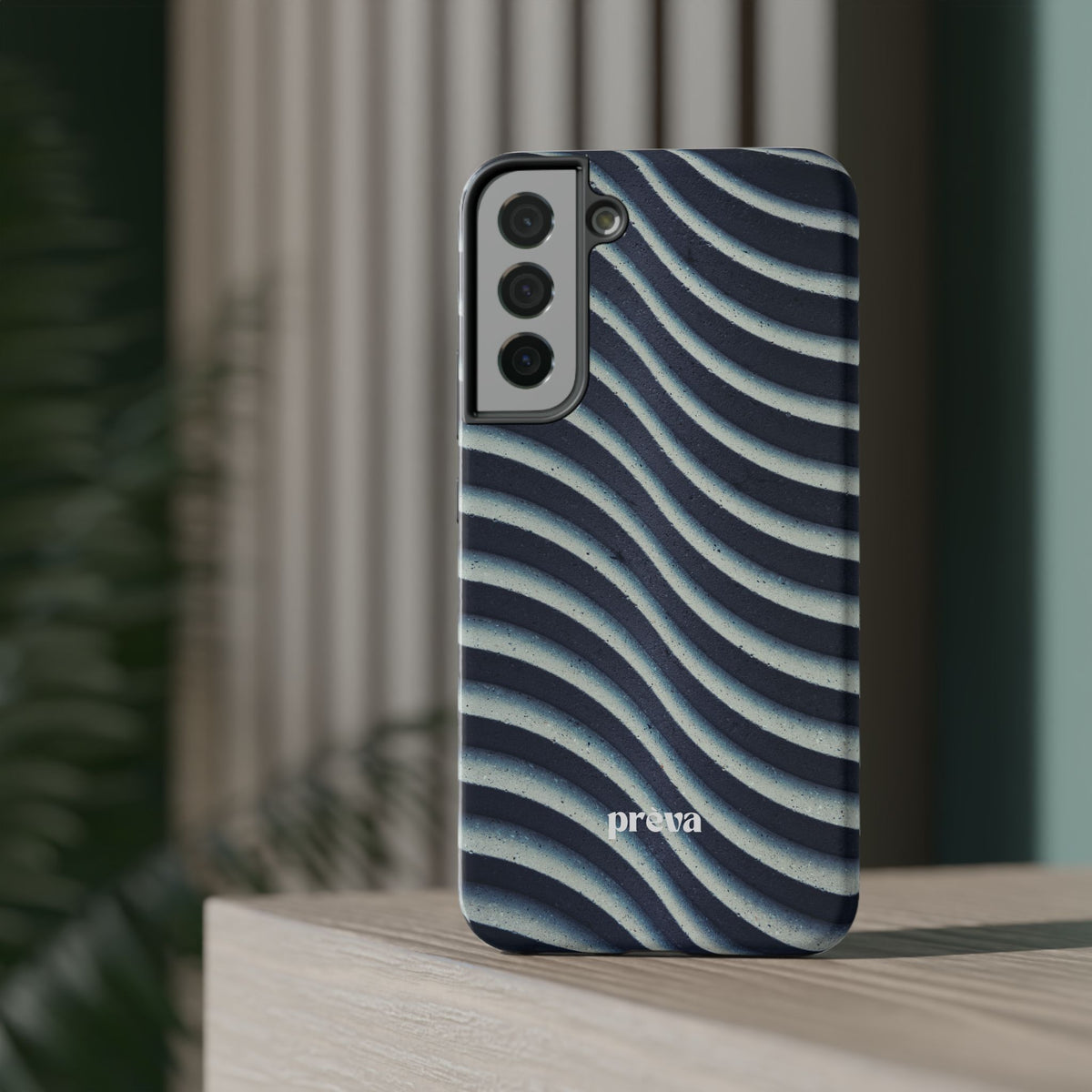 Navy Waves Phone Case