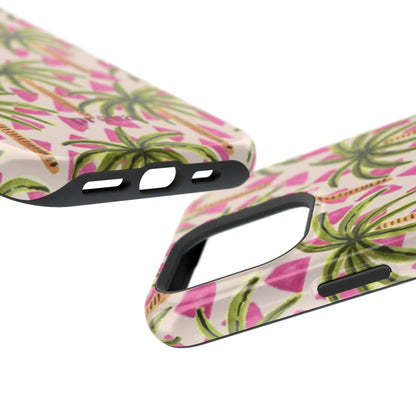 Phone Case — Pink Palm Tree Impact-Resistant Protector
