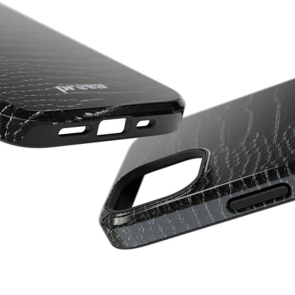 Black Croc Phone Case