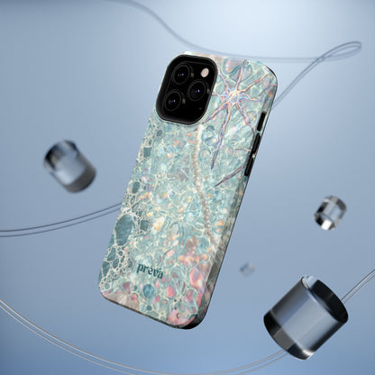 Marbled Seafoam Impact-Resistant Phone Case