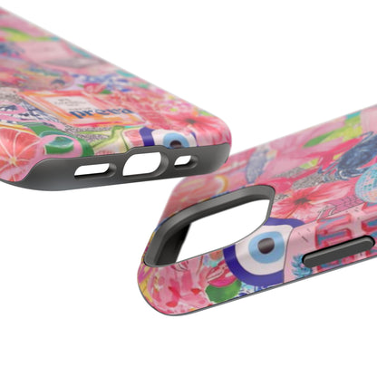 Floral & Pink Collage Phone Case