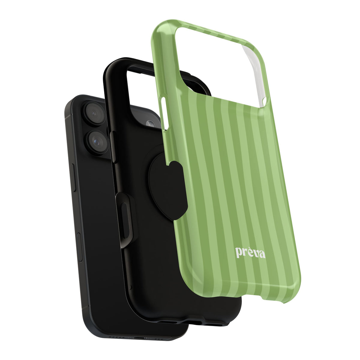Light Green Stripes Phone Case