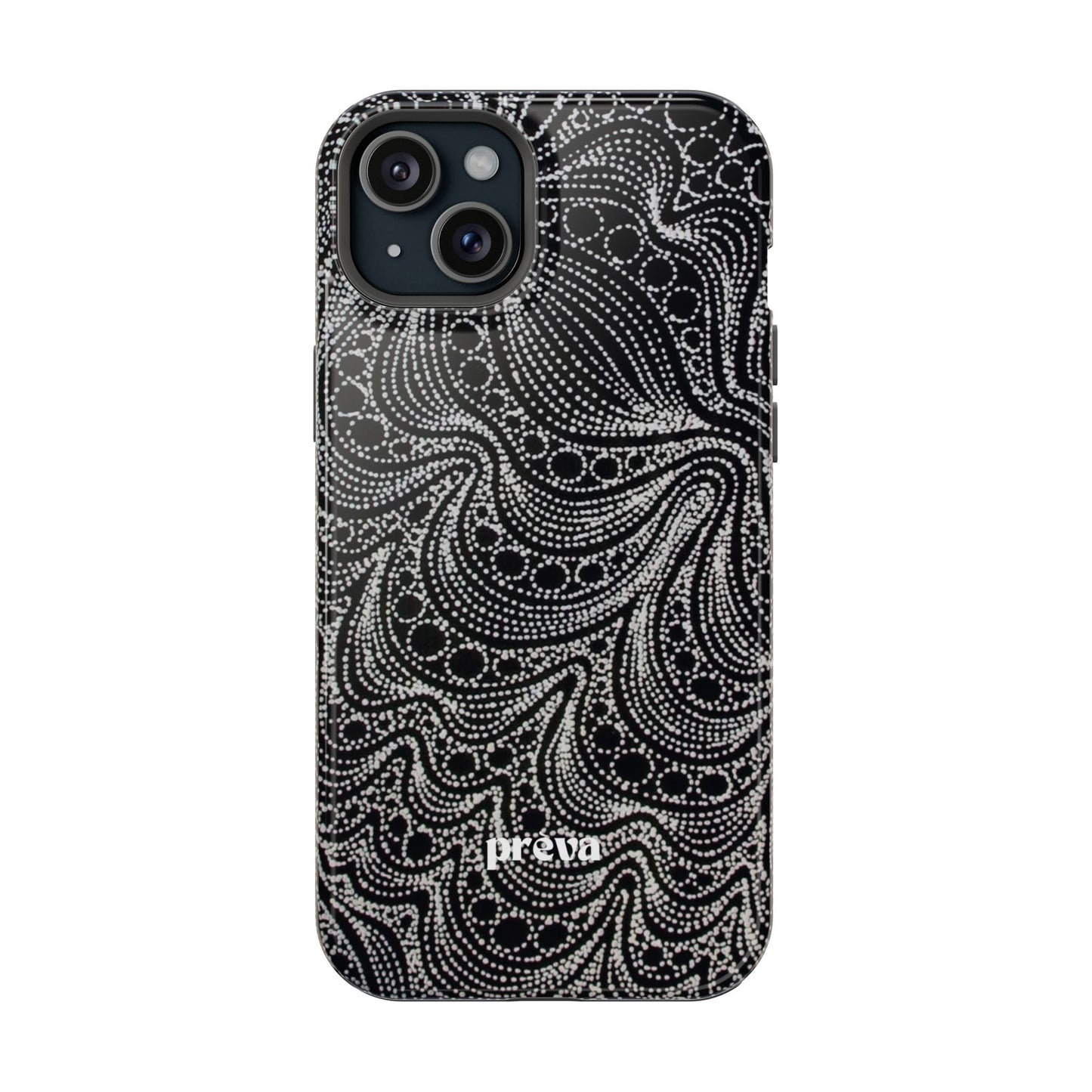 Abstract Midnight Lace Phone Case