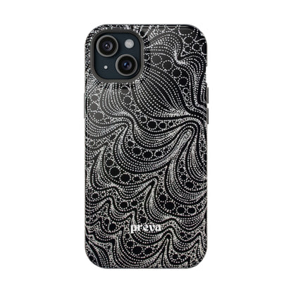 Abstract Midnight Lace Phone Case