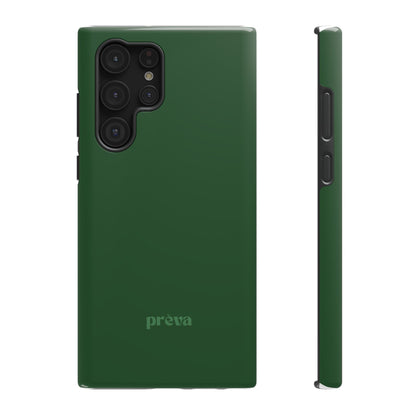 Impact-Resistant Phone Case — Forest Green Slim Armor