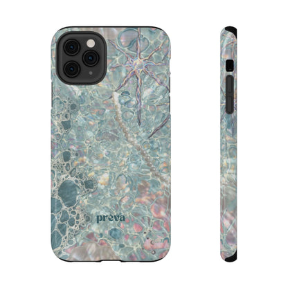 Marbled Seafoam Impact-Resistant Phone Case