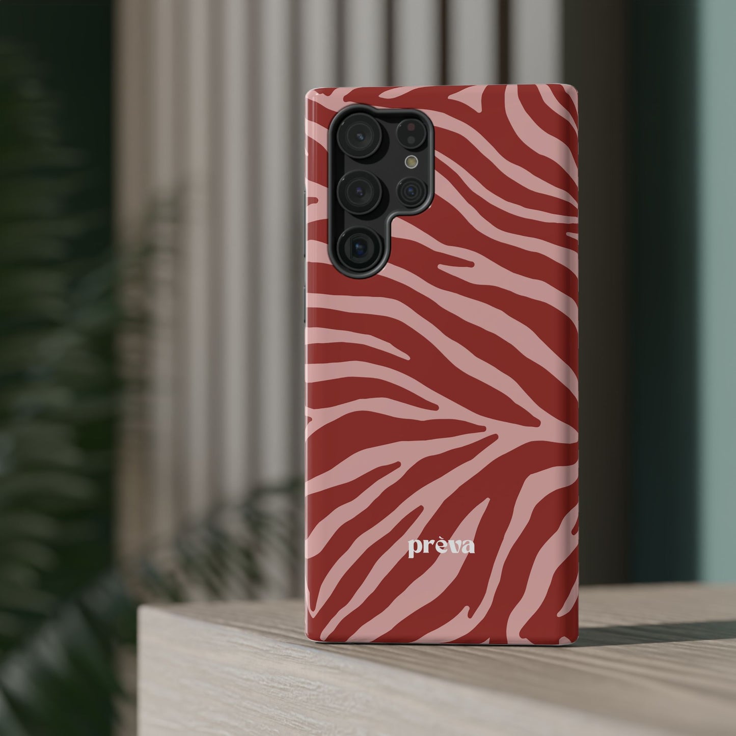 Red Zebra Phone Case