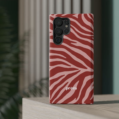 Red Zebra Phone Case