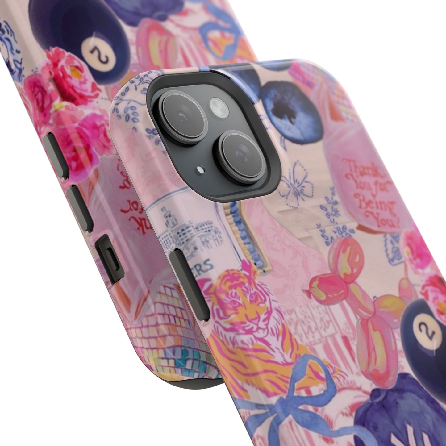 Retro 8 Ball Collage Phone Case