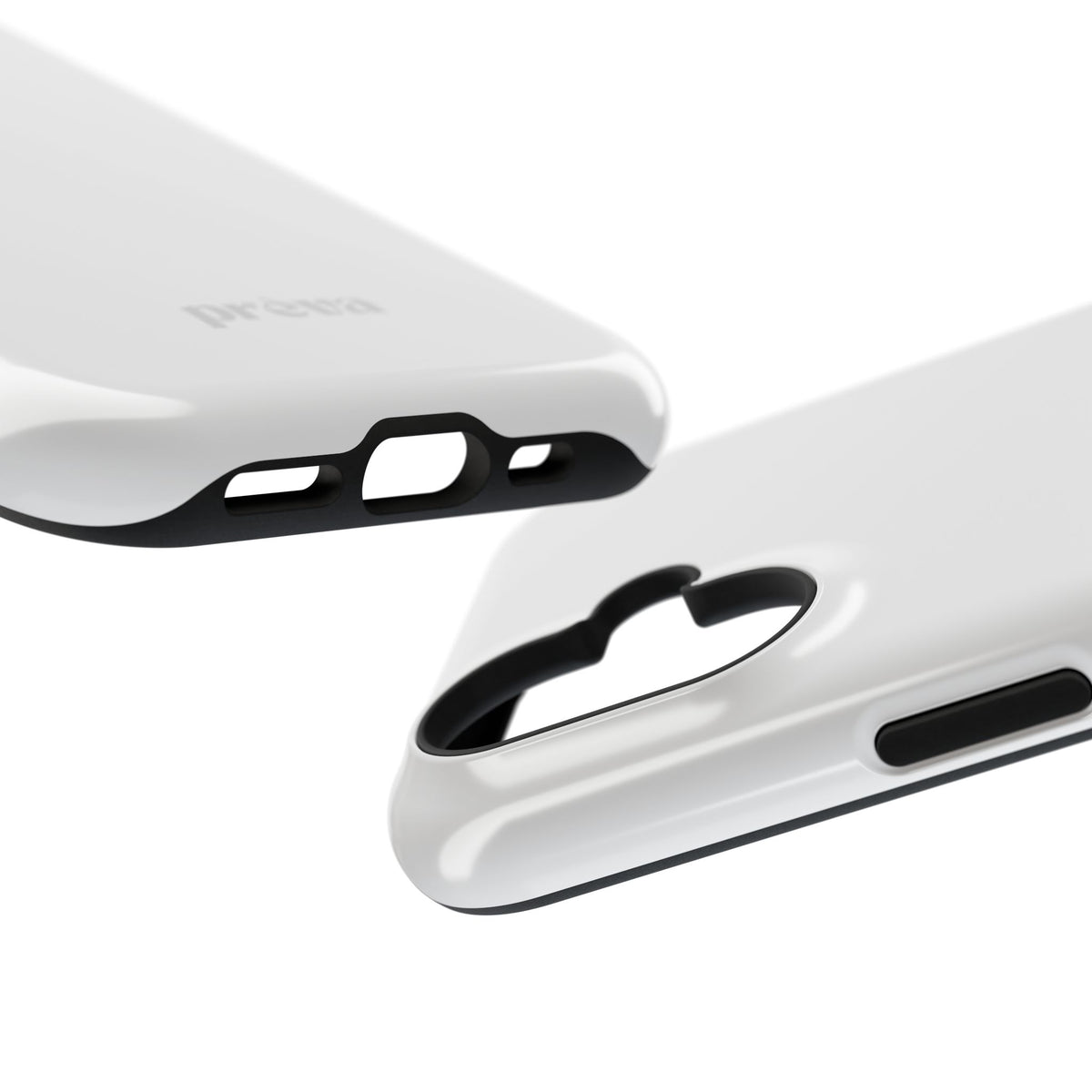 White & Grey Phone Case