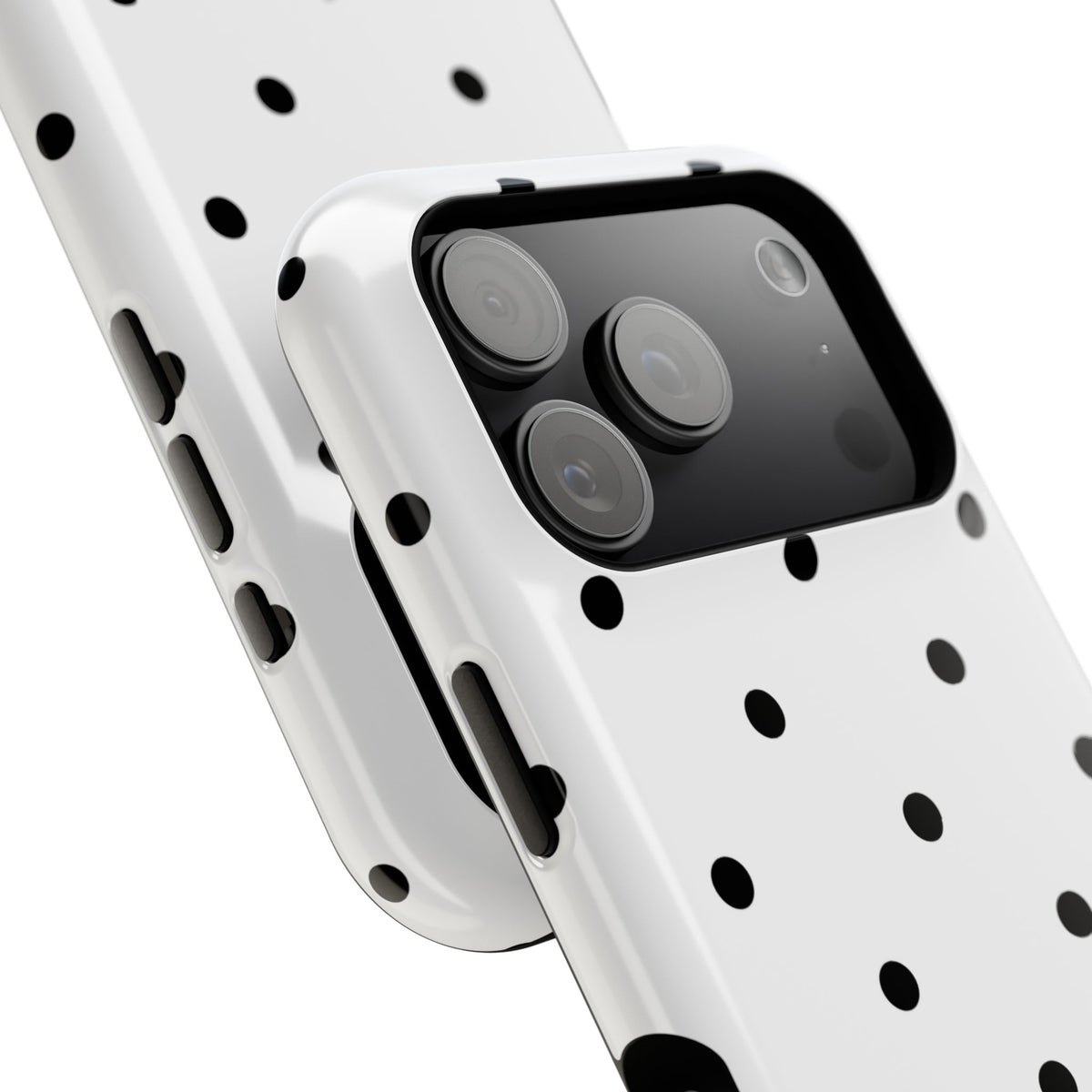 B&W polka dots Phone Case