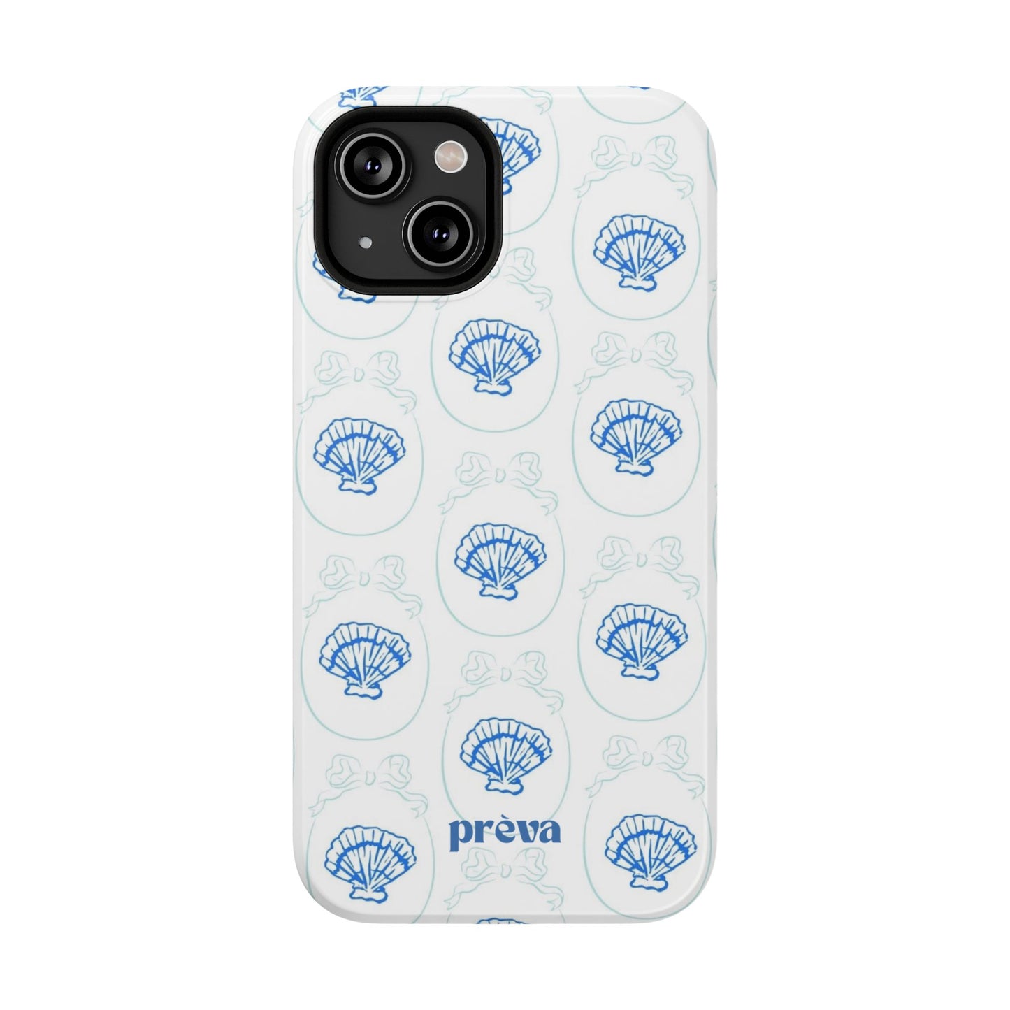 Fancy Teal Shell Phone Case