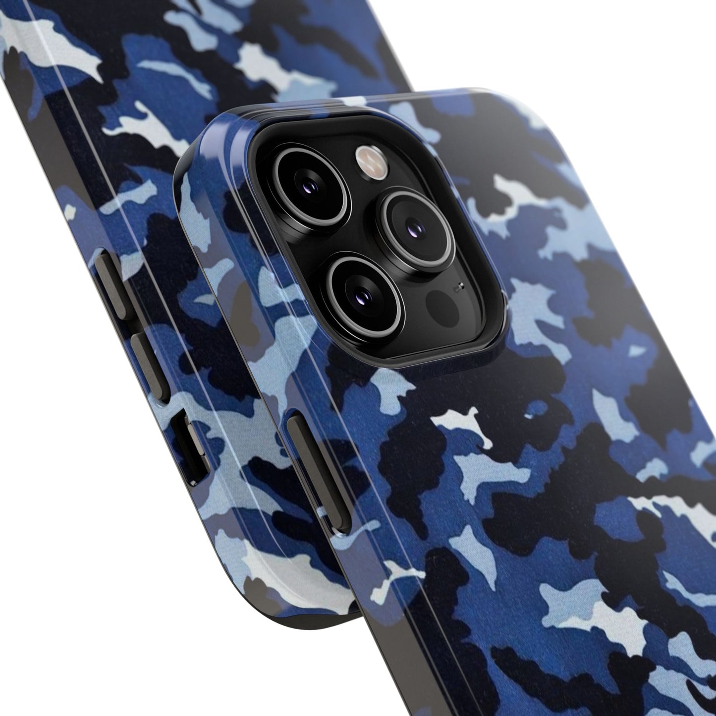 Blue Camo Phone Case